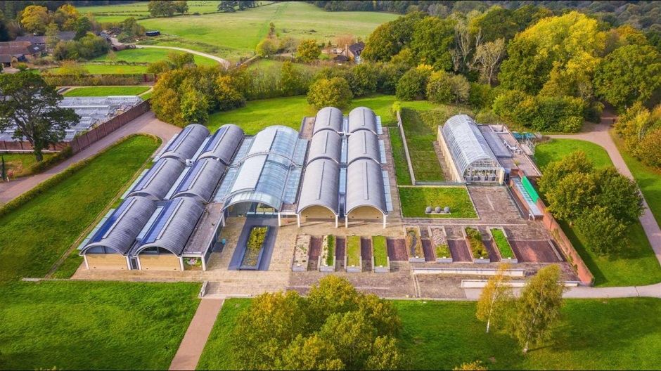 aerial shot of the millennium seed bank